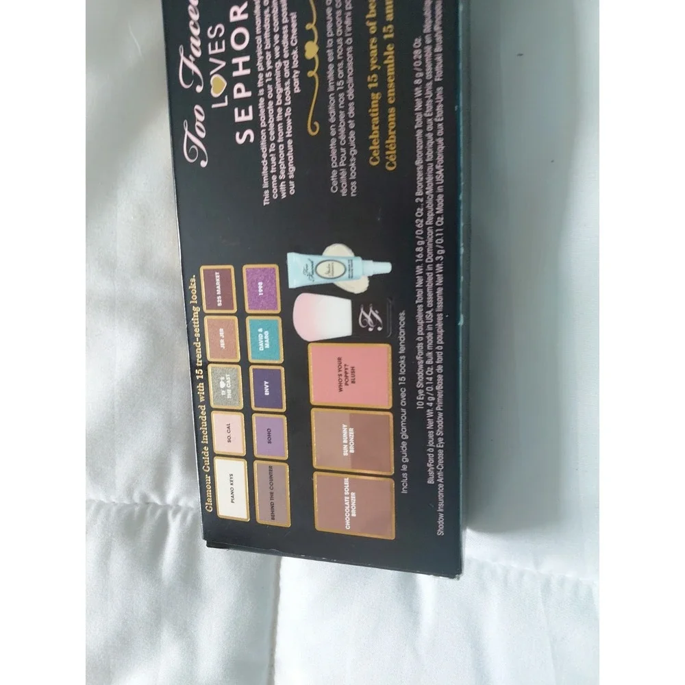 Sephora Too Faced Hearts 15yr Anniversary Collection Palette  New Org$45